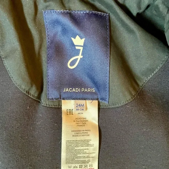 Jacadi Navy Blue Hooded Jacket
